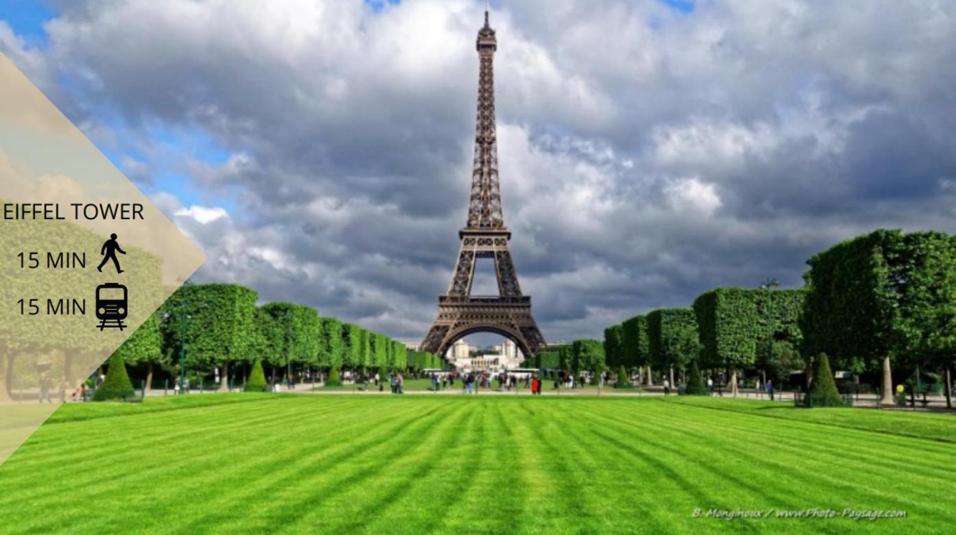 Tour Eiffel/Luxury Apartment N°6 Paris Exterior foto